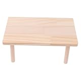 jojofuny Hamsterplattform aus Holz Beißfestes Kletterspielzeug und Anti bite Board...