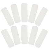 Yardenfun 10 Stück Weißer Türklingel-aufkleber Abnehmbar Rückstandsfrei Selbstklebend...