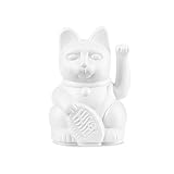 DONKEY Lucky Cat Mini | White - Japanische Glücksbringer Winkekatze in Weiß,...