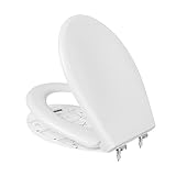CECIPA WC-Sitz mit Absenkautomatik, ovaler Toilettendeckel aus Duroplast bis 250 kg...