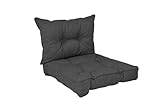 POKAR Loungekissen Stuhlkissen für Stuhl Rattanmöbel Gartenmöbel Kissen, 2er Set (1x...