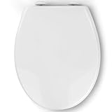 Pipishell Toilettendeckel, WC Sitz mit Absenkautomatik, Quick-Release Funktion für...