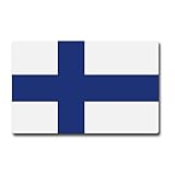 TRIOSK Kühlschrankmagnet stark Flagge Finnland Magnet Länder Flaggen Geschenk Souvenir...