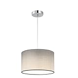 Zedelmaier Hängelampe Lampenschirm Deckenlampe Hängend mit Stofflampenschirm...