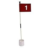 Kisangel 1 Satz Golf Fahnenmast Sportzubehör Rasenschilder Trainingszubehör Golfzubehör...