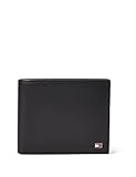 Tommy Hilfiger Herren Geldbörse Eton CC and Coin Pocket aus Leder, Schwarz (Black),...