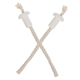 KONTONTY 2 Stück Cotton Dochts Alkohollampe Mit Docht Zum Selbermachen Dicker Docht Aus...