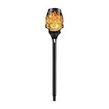 Ohicki Flammenstecker | Solar-Flammenlichter für den Außenbereich | IP55 wasserdichte...