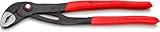 KNIPEX Cobra QuickSet Hightech-Wasserpumpenzange mit rutschhemmendem Kunststoff...