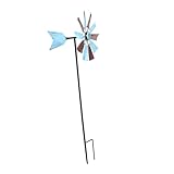 TOYANDONA Windmill Garden Plugin Gartenkunst-windmühle Terrasse Windmühle Bunt Garten...