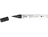 KREUL 16481 - Glass & Porcelain Pen Easy schwarz, mit elastischer Pinselspitze,...