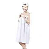 Badetuch Kilt Damen Frottee Saunakilt Klettverschluss Sauna Bademantel Schwimmbad Fitness...