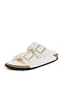 Birkenstock Women's Arizona Shearling Sandals, Antique White/Antique White, 9 Medium US