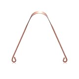 HiyyFloy Zungenschaber Aus Kupfer Für Erwachsene, Zungenreiniger Aus Kupfer, Mittel Gegen...