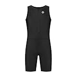 Rogelli Florida Triathlonanzug Unisex - Tri Anzug - Schwarz - Größe M