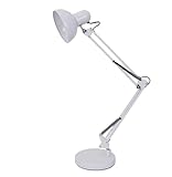 SSNCcNC Weiß, Retro Schreibtischlampe Amerikanischen Arbeitslampe Gelenkarm Verstellbare...