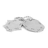 Edelstahl-Kehlnahtlehre, Schweißkehllehre, Dimensionsmessung,...