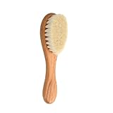Naturhaarbürste für Babys, Babybürste aus weichen Borsten, ideale Haarbürste für...