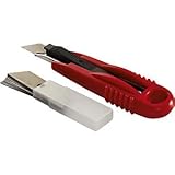 kaiserkraft | Sicherheitsmesser Standard | SK5-Carbonstahl TÜV-/GS-geprüft | rot | ab 5...