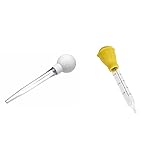 KitchenCraft Acrylglas Küchen Pipette, Bratenspritze für BBQ, Marinierspritze mit...
