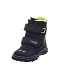 Superfit Jungen HUSKY warm gefütterte Sympatex Schneestiefel, BLAU/HELLGRÜN 8000, 33 EU