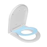 TODOT WC-Sitz für die Familie, D-Form, Toilettensitz mit magnetischem Kindersitz,...