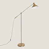 LEDKIA LIGHTING Stehleuchte Metall Aleya Gold Gold für Wohnzimmer, Küche, Schlafzimmer