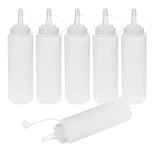 Squeeze Flasche,Quetschflasche, Spritzflasche, 6 Stück Quetschflasche 250ml -...