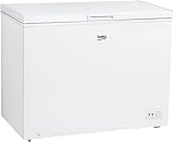 Beko CF316EWN Gefriertruhe, Kühltruhe, 308 l Nutzvolumen, 1 Gefriergutkorb,...
