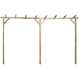 Pergola Holzbogen Holz | 2x4m| Kiefernholz imprägniert | Robust & Verrottungsfest |...