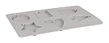 Rayher 36110000 Silikon-Gießform Deko-Formen, 14,5 x 26 x 1 cm, 6 Motive, Form zum...