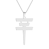 Tokyo Hotel Halsketten minimalistischer Anhänger aus Edelstahl Herren und...