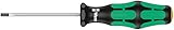 Wera 335 Schlitz-Schraubendreher - Elektrikerklinge, 0.4 x 2.5 x 60 mm,...