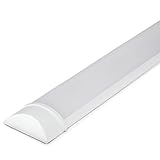HOFTRONIC - 2er Pack LED Lichtleisten 120cm 40W Röhrenlampe Komplett 6400K...