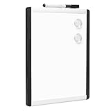 Amazon Basics Magnetische, trocken abwischbare Tafel, Kunststoff/Aluminiumrahmen, 21,6 cm...