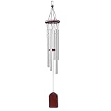Windspiele für Draußen, 65cm Aluminiumlegierung Windspiele 6 Rohre Wind Chimes...