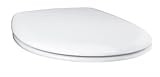 GROHE Bau Keramik, WC Sitz aus Duroplast (Toilettendeckel aus Duroplast, werkzeuglos...