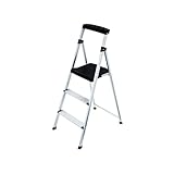 Schrittleiter Klappbare Trittleiter, 3-Stufen-Leiter, Mehrzweck-Trittleiter, for den...