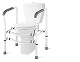 NingJ Toilettengeländer for ältere Menschen, freistehendes und verstellbares...