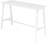 bümö Meetingpoint Industrial Look, Bistrotisch eckig 175 x 68 cm, Stehtisch Holz-Platte,...