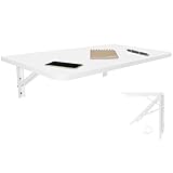 KDR Produktgestaltung Wandklapptisch Schreibtisch Tischplatte 70x40 cm in Weiß...