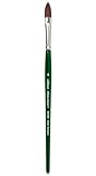 Silver Brush Limited 2510S4 Ruby Satin Katzenzungenpinsel für Flüssige und...