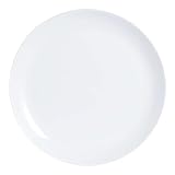 Luminarc Diwali Teller, flach, Opal, 25 cm, Weiß, 6 Stück