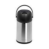 TECHNICA Thermoskanne 3L Edelstahl mit Pumpe - Pumpkanne Langlebig und stilvoll für...