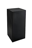 Vivanno Podest Deko-Säule Stele Blumenständer Fiberglas Anthrazit 30x30x60