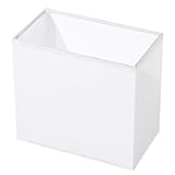 Angoily Rechteckiger Stofflampenschirm Klein 18X10X165cm In Cremeweiß für Tisch und...