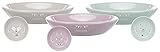 TRIXIE 25128 Junior Napf, flach, Keramik, 0,2 l/ø 14 cm,, sortiert (lila, grey, mint),...