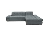 DOMO Collection Ecksofa Moric / Eckcouch mit Bett / Sofa mit Schlaffunktion in L-Form...