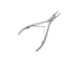 Diabetikerzange/Eckenzange/Nagelzange 12,5 cm aus rostfreiem Edelstahl/abgerundete Spitzen...