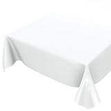 Wachstuchtischdecke Wachstuch abwaschbare Tischdecke Uni Glanz Einfarbig Weiß...
